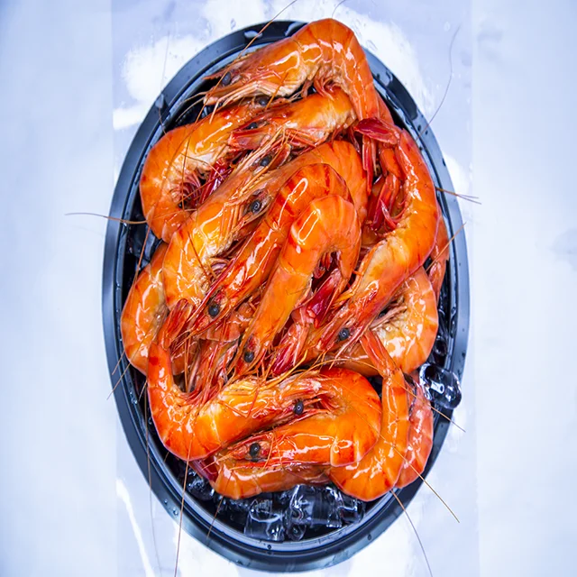 Черная Тигровая креветка готовая голова на