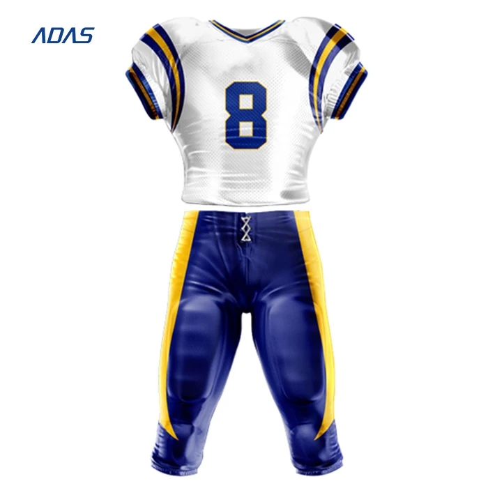 Custom Full Sublimation Wholesale American Football Uniforms Design