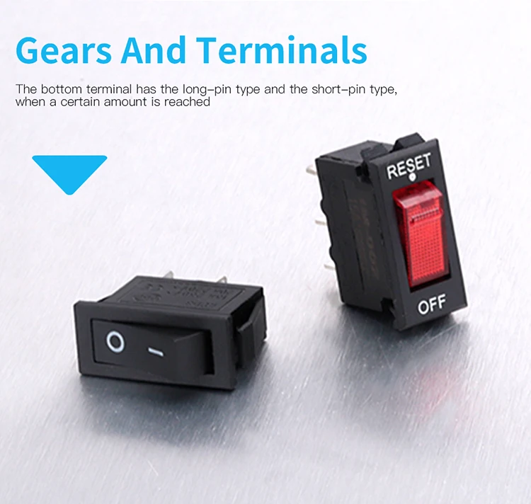 Factory Price Mini Black On-off 20a 125vac 2 Position 3pin Ip40 Plastic ...