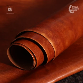 Glossy Top Side Vegetable Tanned Full Grain Genuine Cow Hide Leather Manufacturer