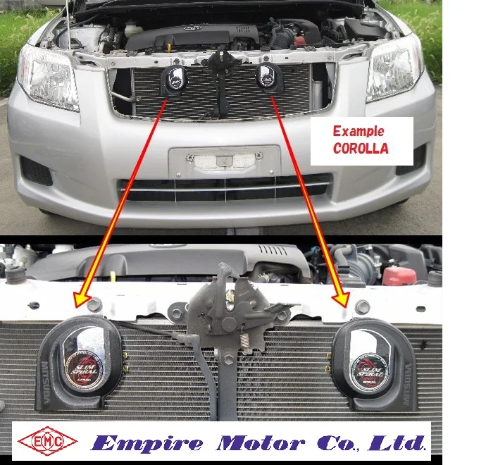 Car Horns 12 Volt Made In Japan Horn Mitsuba Alpha2 Green Mitsuba Buy