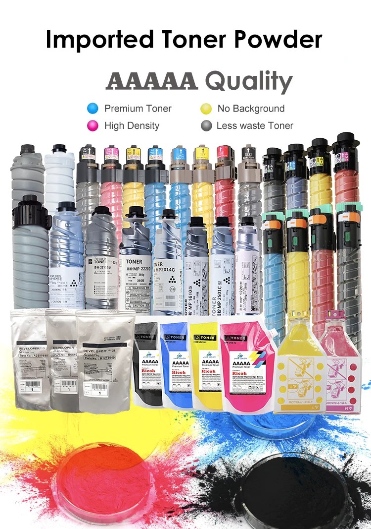 Jane Color for MPC3002 MPC3502 for Ricoh Color Laser Printers with Original Color Toner Cartridge
