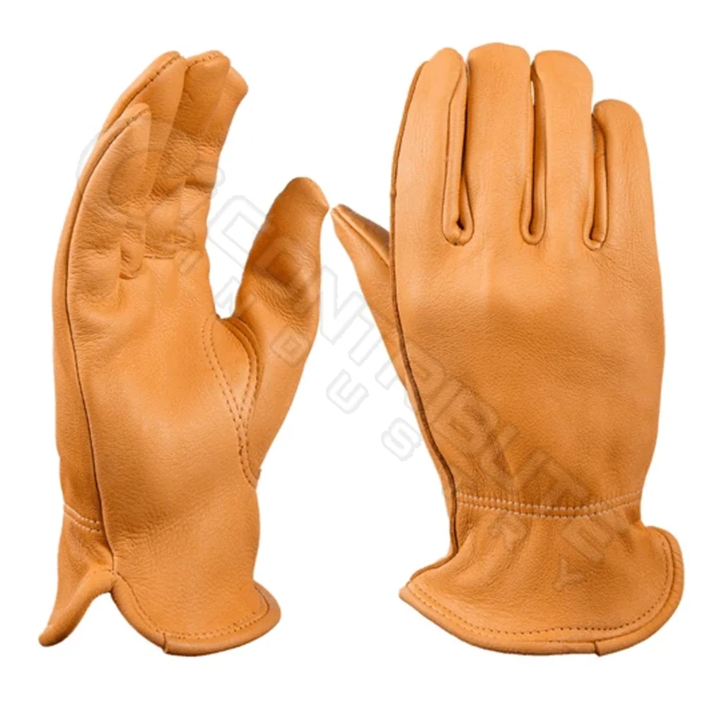 leather driver work gloves