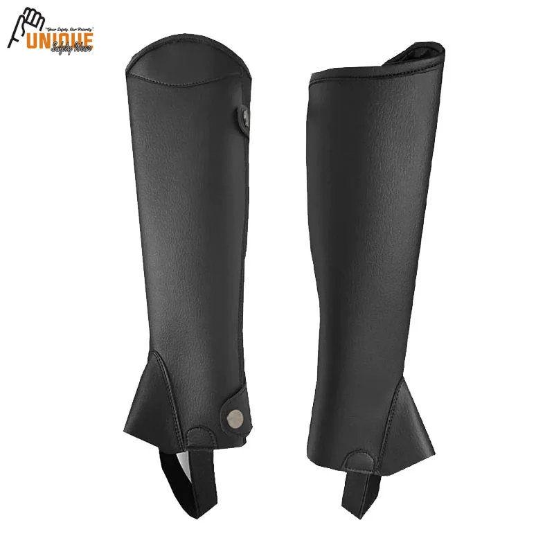 Защита для ног для верховой езды для взрослых, профессиональные наполовину укороченные фибровые ограждения