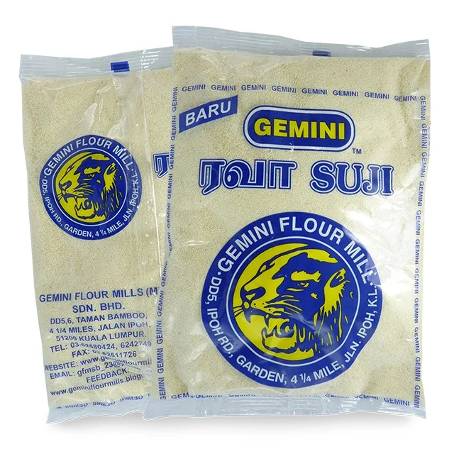 400g Gemini Semolina Flour Suji Tepung Buy French Flour Chestnut Flour Taro Flour Product On Alibaba Com