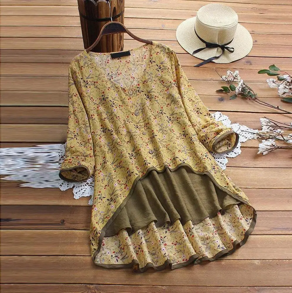 floral blouses 2019