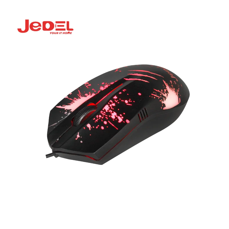 Novelty  3D Plastic LED Lighting Changing Colors Jedel GM 850  Laptop  Computer Accessories Cheap Price Usb Wired  Mouse