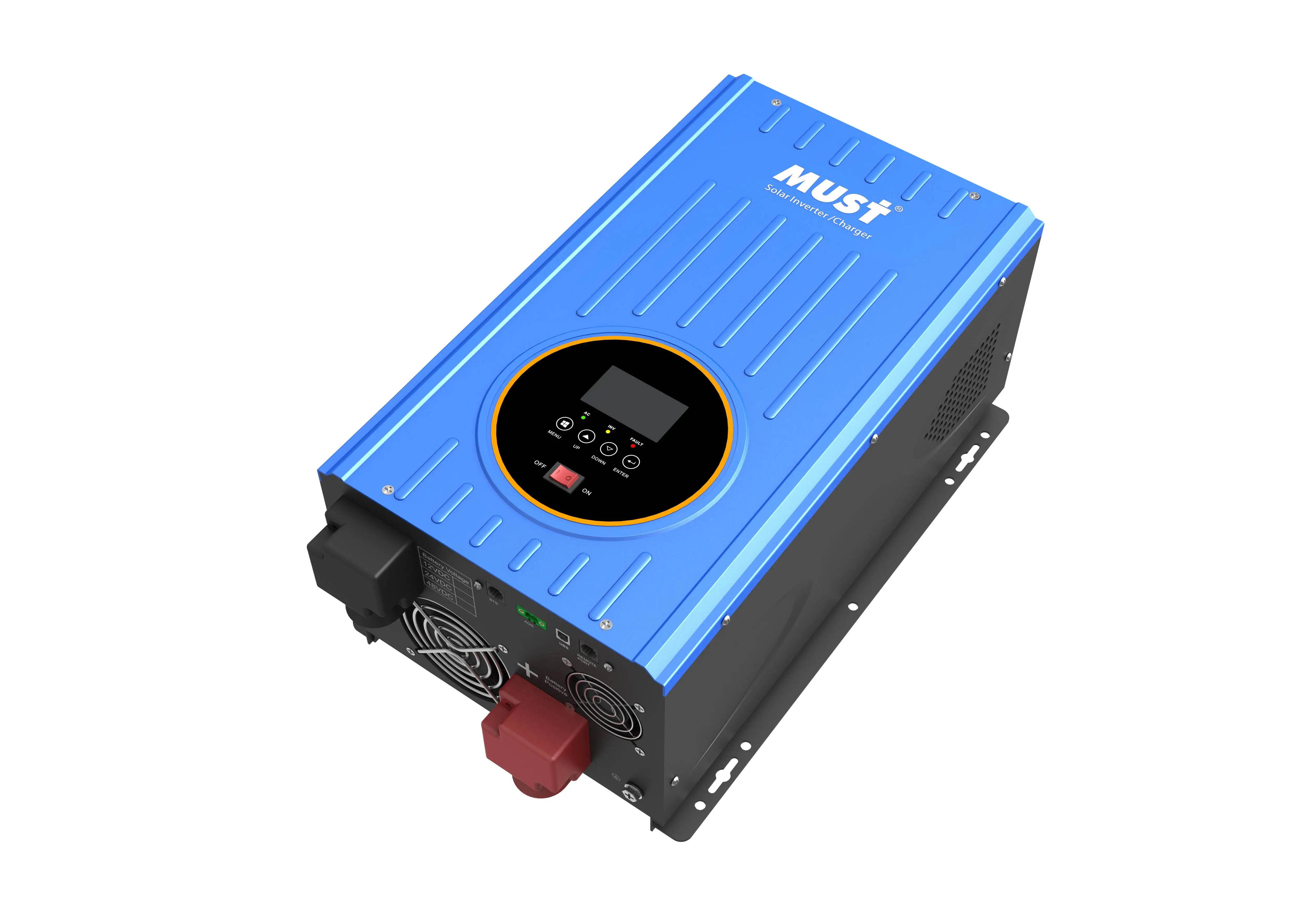 5000w On Off Grid Tie Invertor 5kw Mppt Hybrid Solar Battery Energy ...