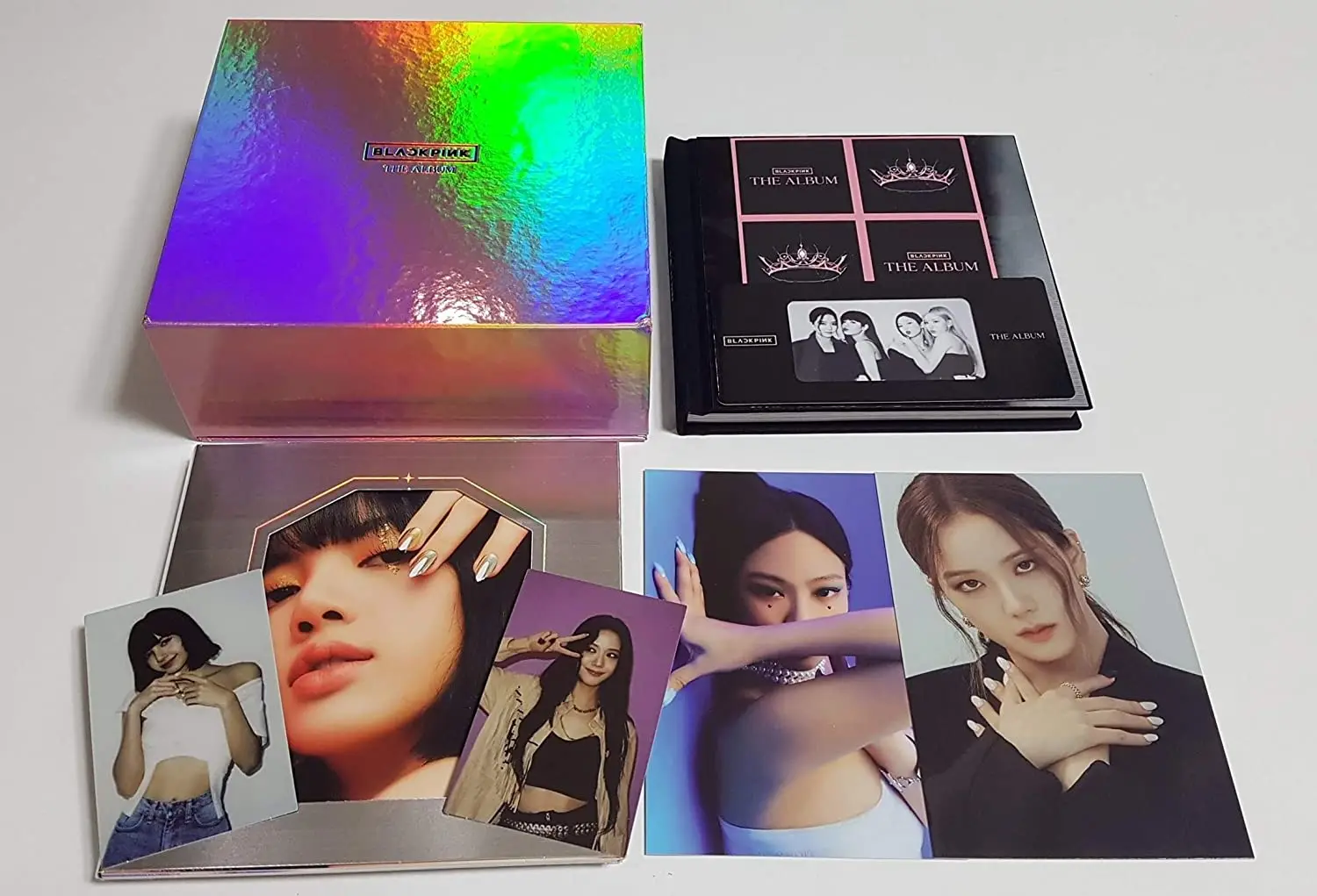 Карточки пинк. Блэкпинк the album карточки. The album BLACKPINK 4 версия. Альбом Блэк Пинк the album 4 версия. Блэкпинк альбом the album 3.