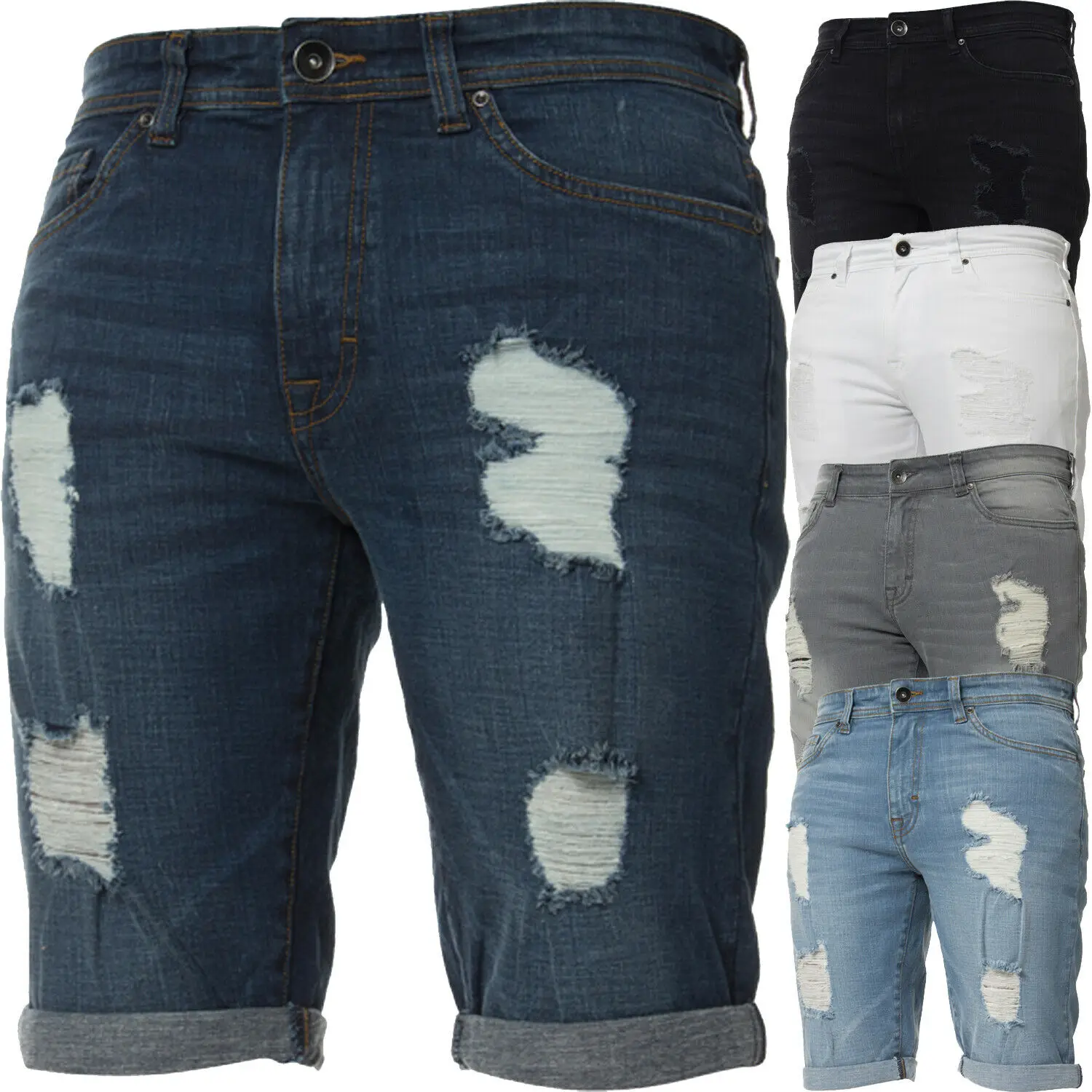 2020Hot Sell Popular European Style Summer Jean Shorts Pant for Men Outdoorwear Mens jeans