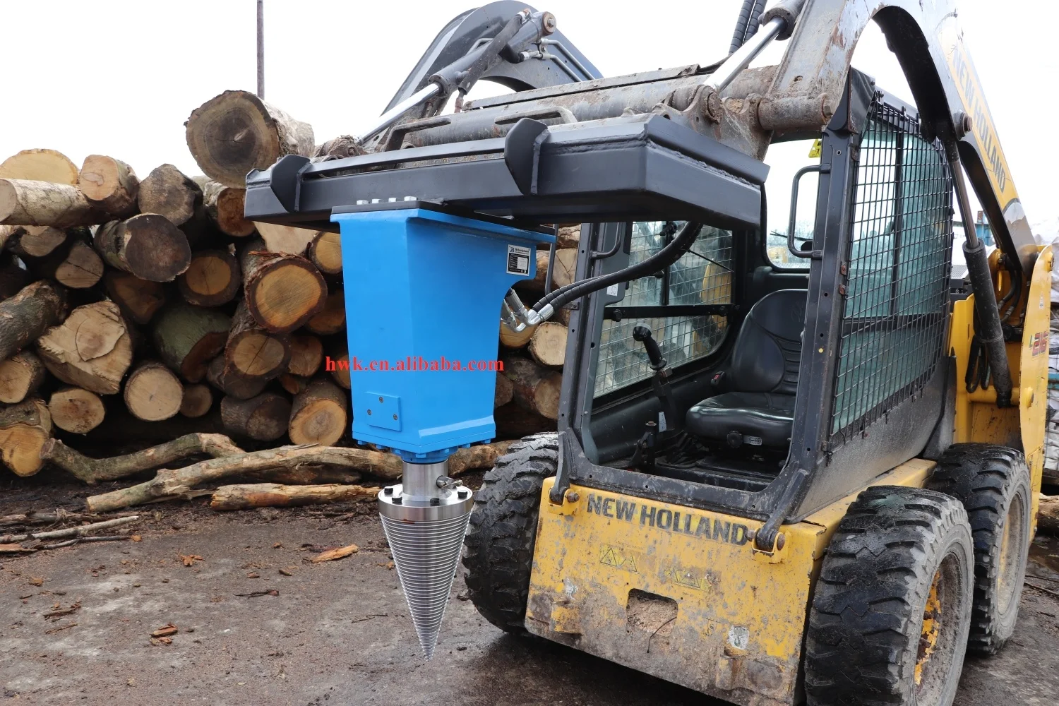 Tractor Mounted Cone Log Splitter with CE for Sale