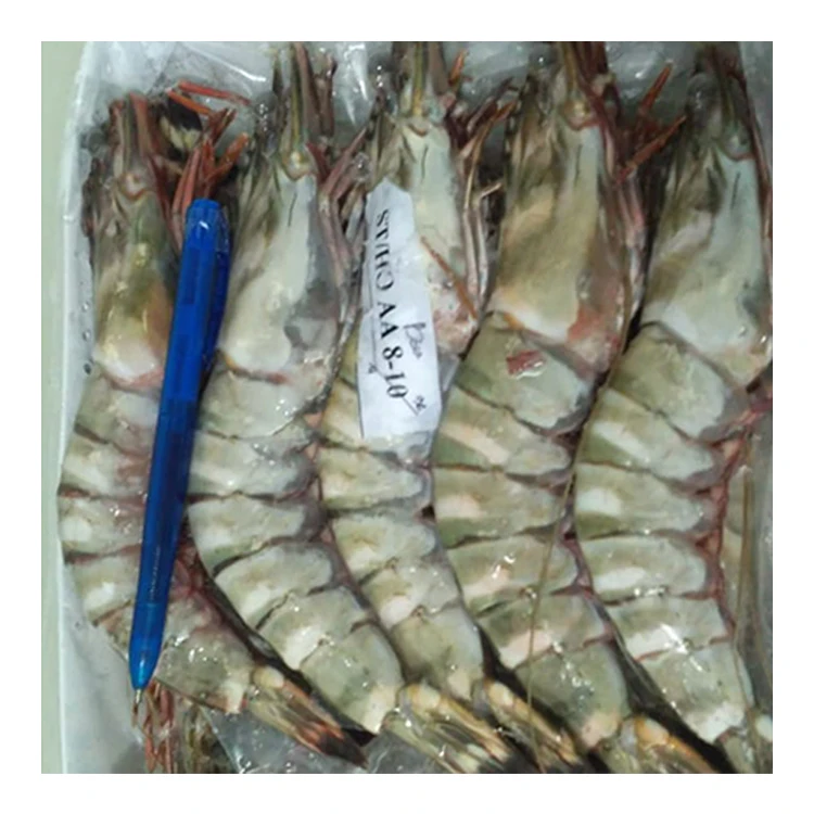 Chilled Seafood Frozen Black Tiger Prawns Raw Peeled Wild Shrimps Sell