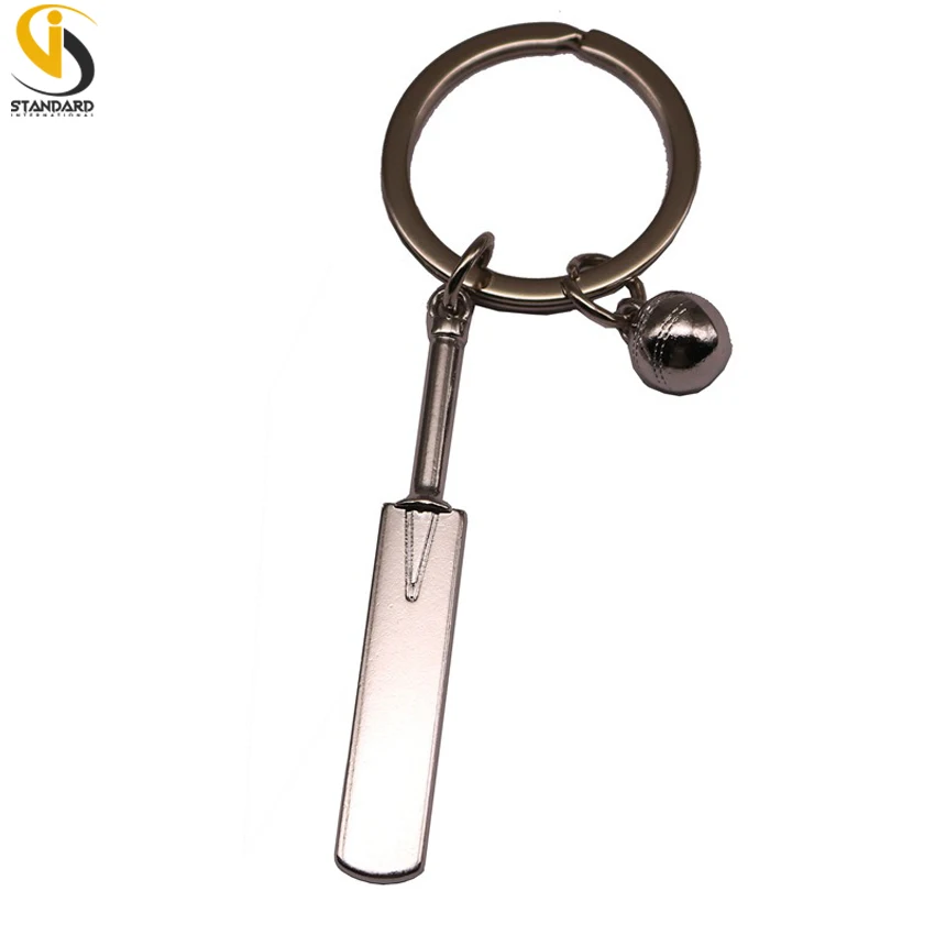 Cheap Price Wholesale Custom Cricket Bat Keychain By Standard