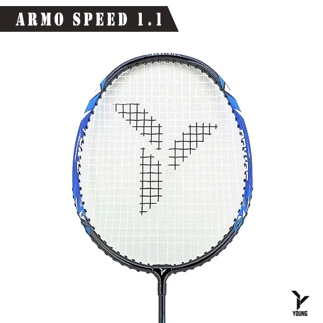 Высококачественная легкая T-образная алюминиевая ракетка для бадминтона для начинающих игроков в бадминтон