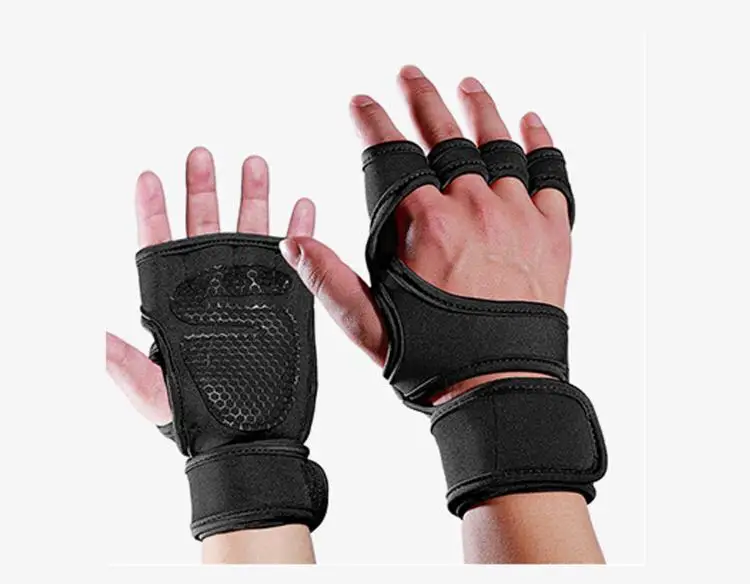 Новинка 2021, перчатки унисекс для тяжелой атлетики, перчатки без пальцев для тренажерного зала и фитнеса