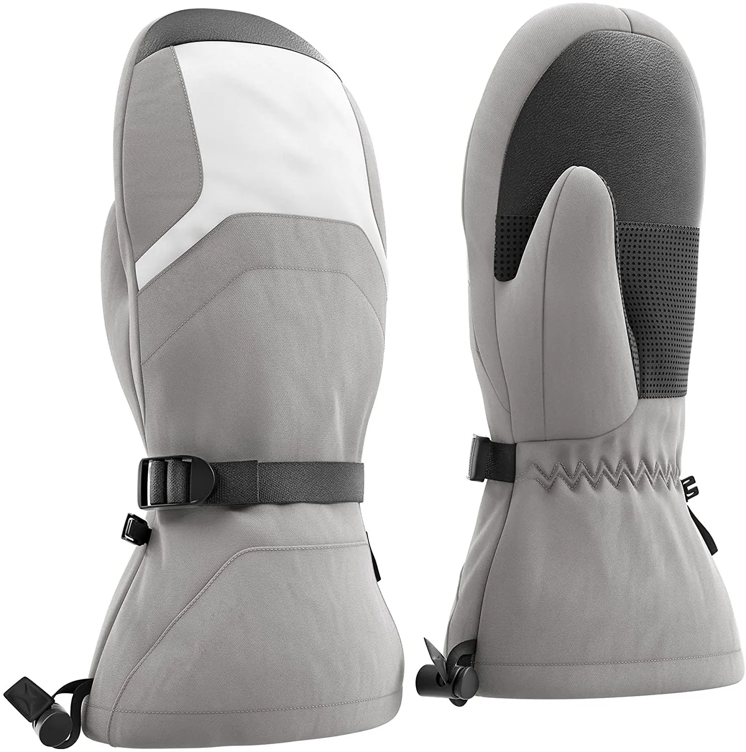 Перчатки с предварительной подкладкой полностью кожаные для мужчин водонепроницаемые зимние варежки из спилка холодной