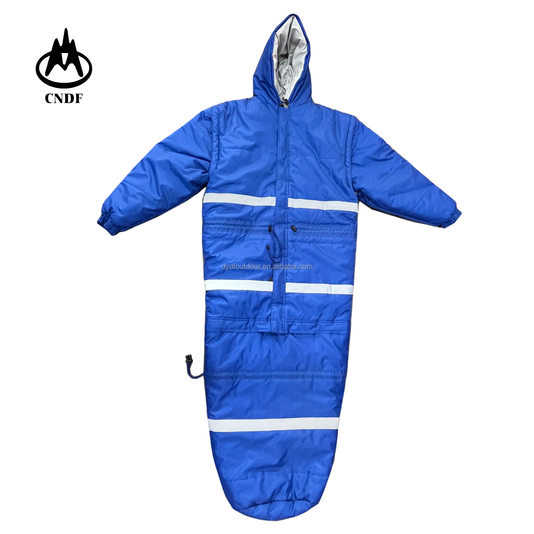 Waterproof Wearable Human Shape Sleeping Bag With Arms Detachable As A