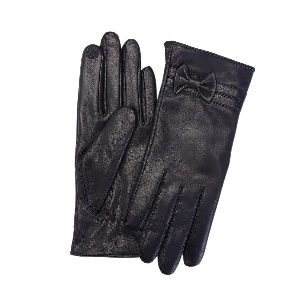 cotton lined leather gloves