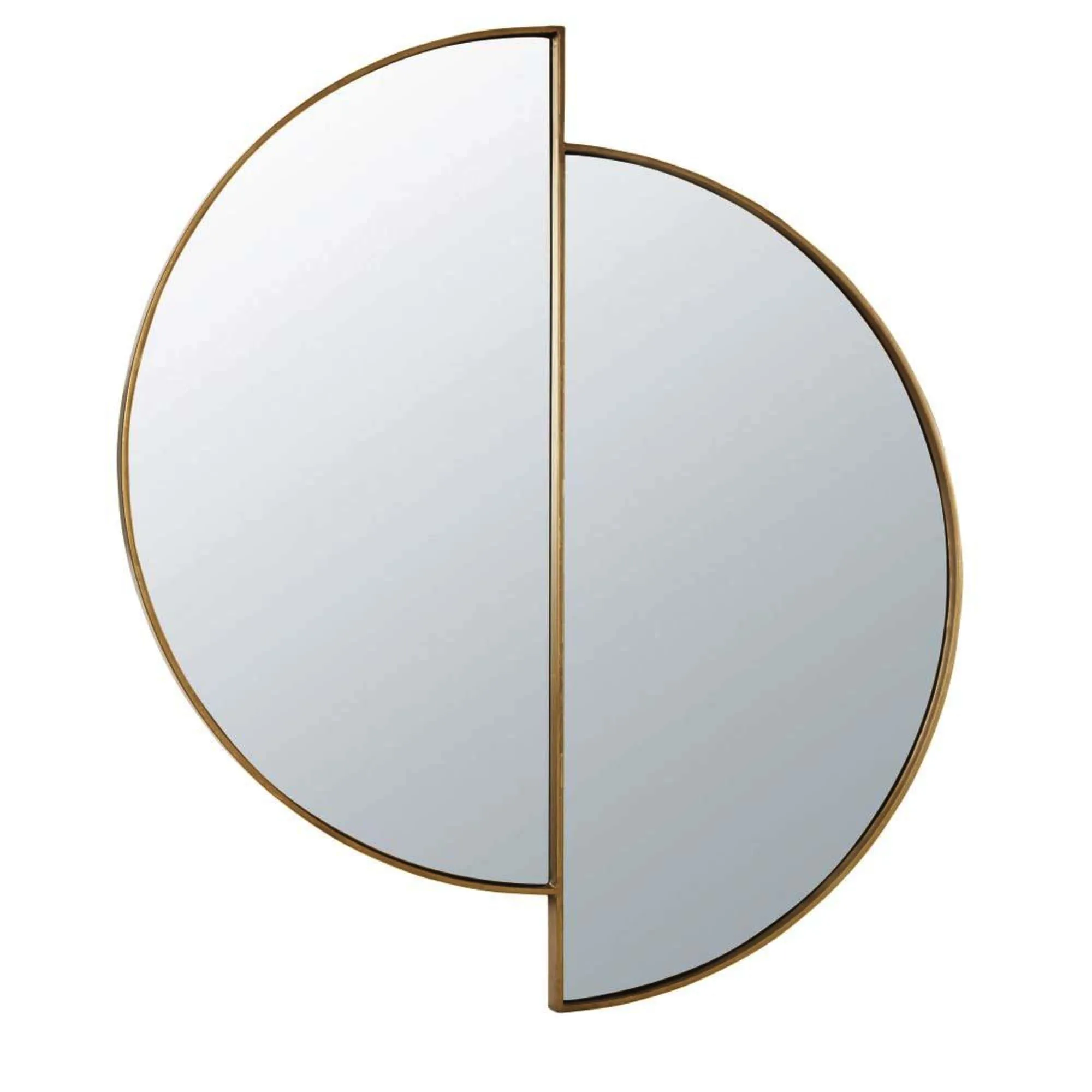 unique luxury creative design wall mirror metal design in gold