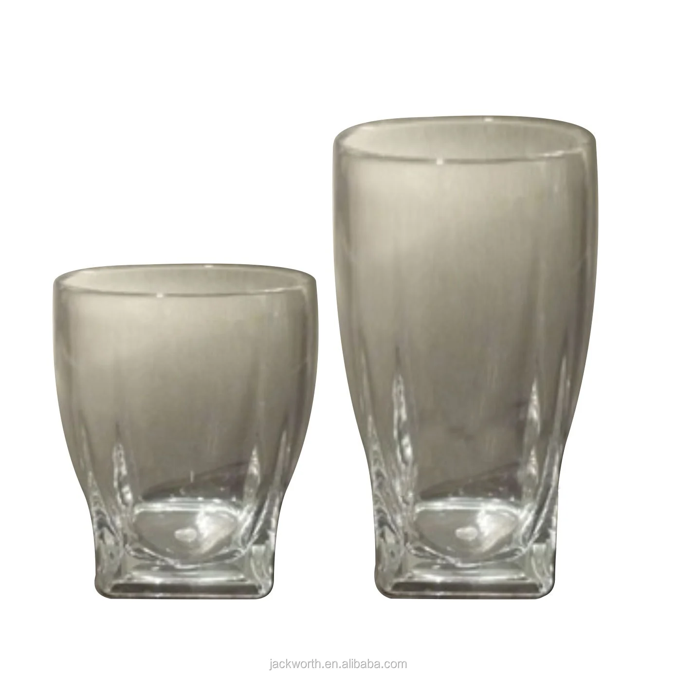 short wine glass 12 Pack Plastic Short Stem Wine Glasses 6oz Transparent Gold/Gold Rim main image 1
