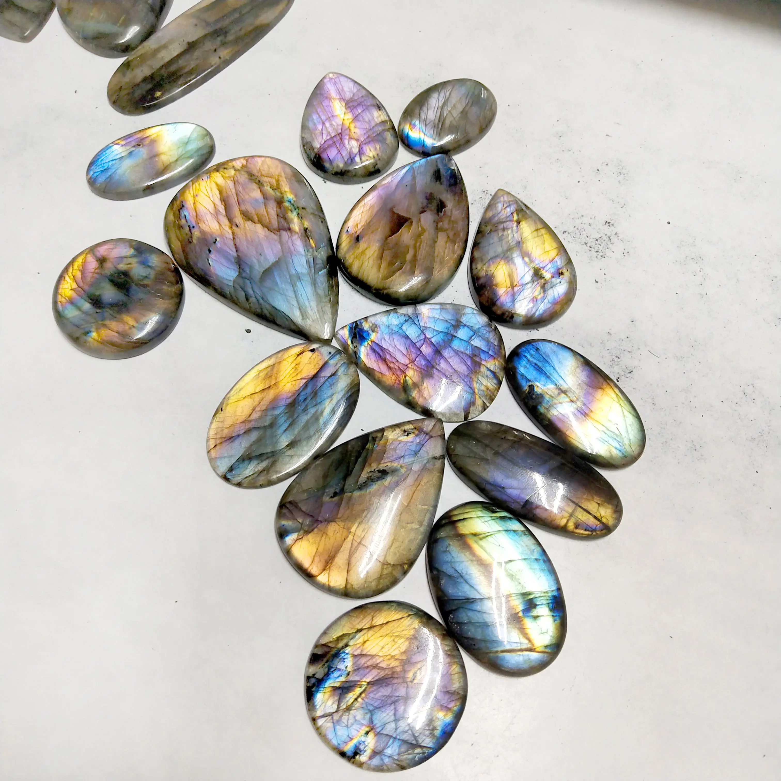 Purple Labradorite Loose Cabochon Oval Shape hot Size 36x48 mm Approx Top Quality Wholesale Price