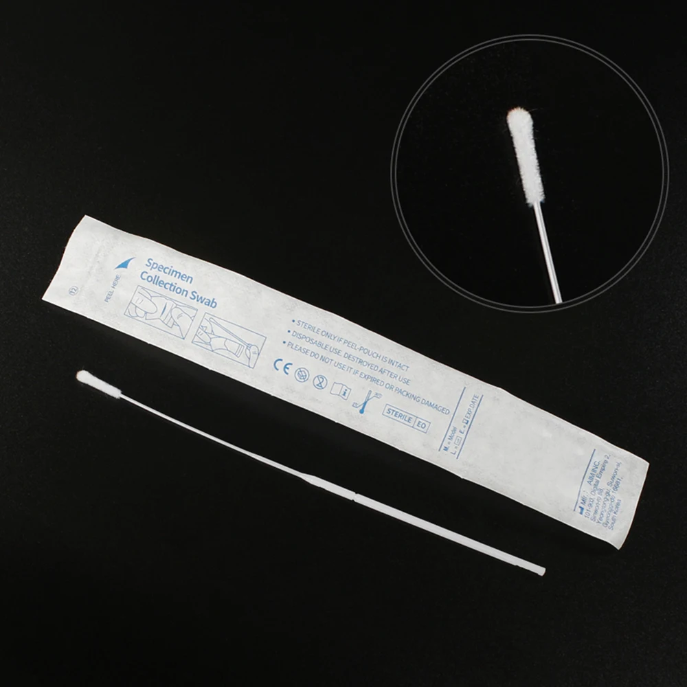 nasopharyngeal sampling swab for medical use nasopharyngeal