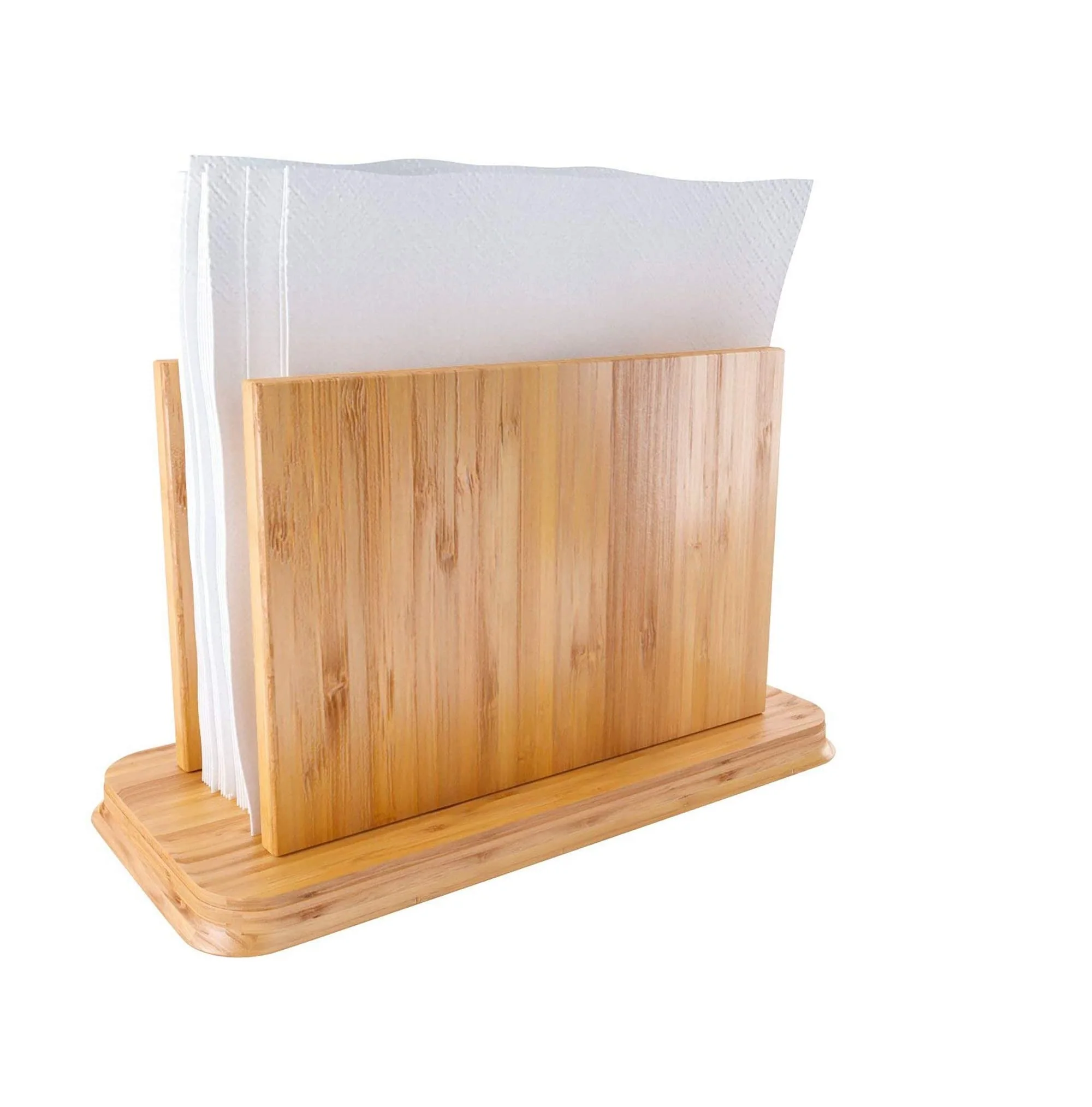 Adjustable Bamboo Napkin Holder