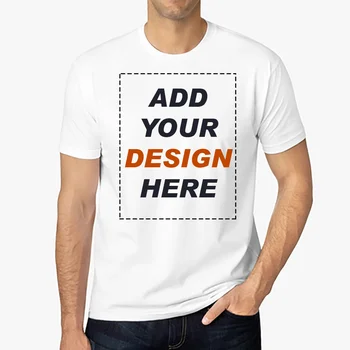 Custom T-shirt 3D Printing Premium 100% Cotton Tee Wholesale Drop Ship