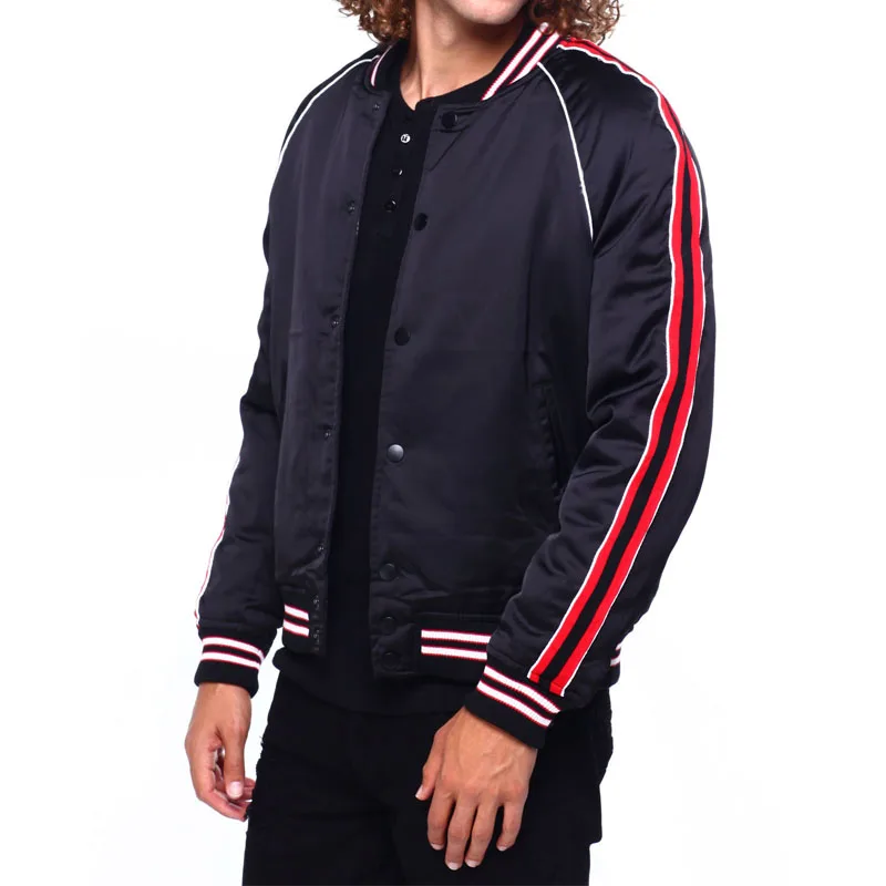 Custom Top Quality Satin Varsity Jacket 