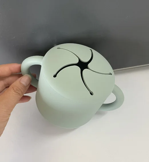 Силиконовая кружка для закусок малышей 100% пищевой силиконовый материал