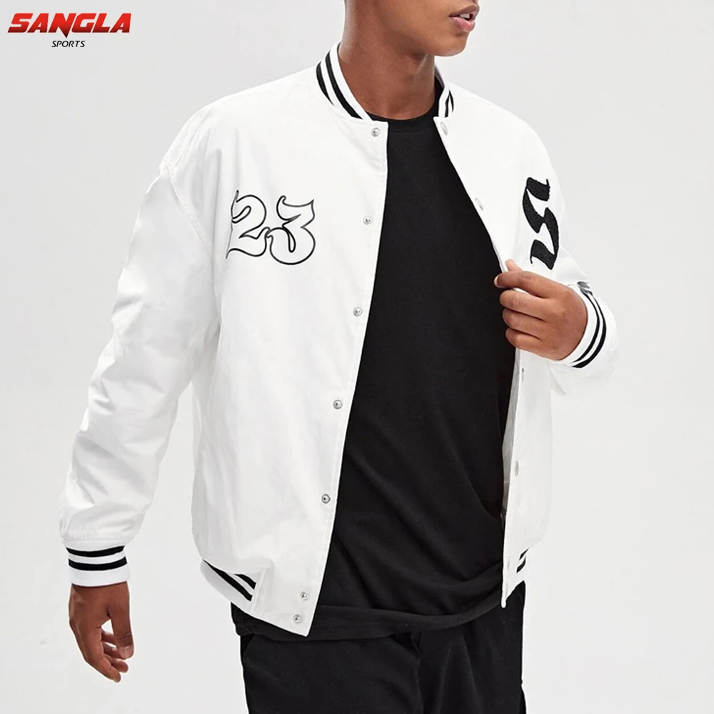 Custom Embroidered High School Basketball Team Varsity Jacket for Men -  China Varsity Jacket and Letterman Jacket price