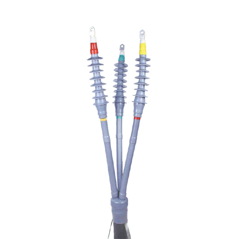 High Voltage 35kv Outdoor Cold Shrink Three Cores Cable Termination Kit ...