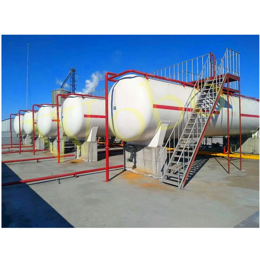 Skid Mounted ISO Container LPG Bullet Tank LPG Gas Storage Tank for Transport Truck