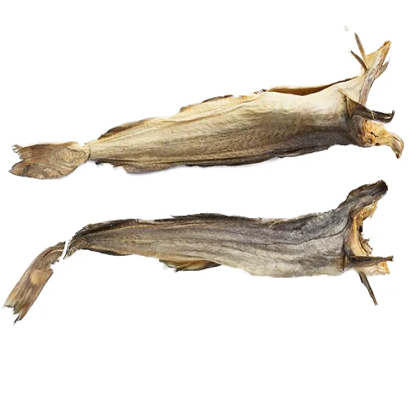 Norwegian Stockfish (Round Cod, 40-60cm Long): 25-lbs Value Pack (15-25  Medium Stockfish, Partially Cut)