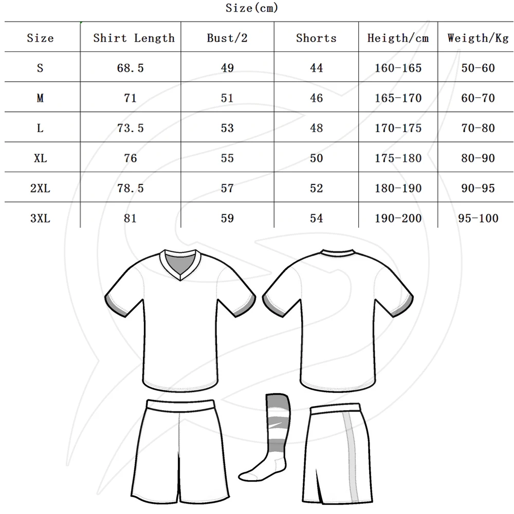 Custom Made Plus Size Short Sleeve Men Soccer Uniform - Buy High ...