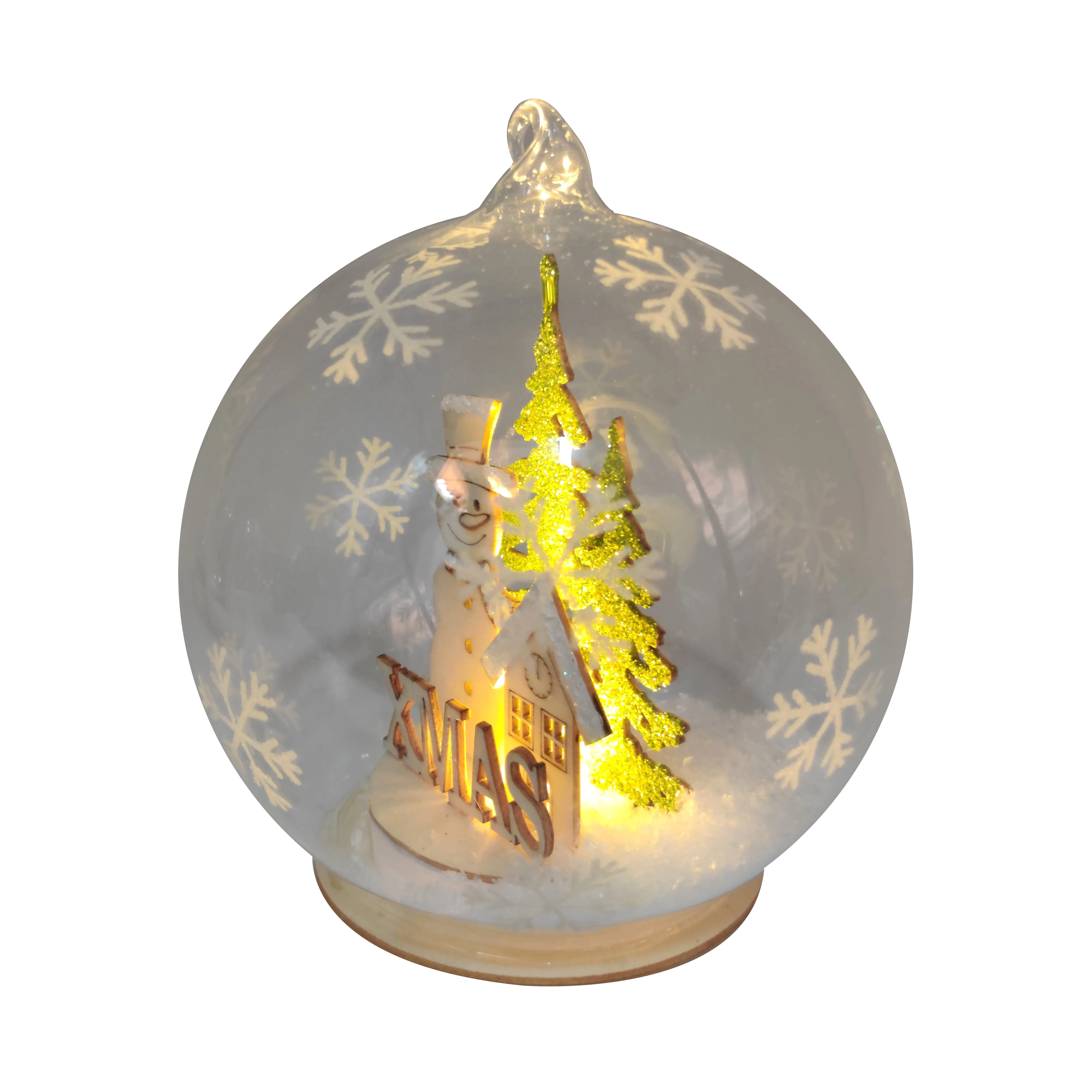 christmas decoration empty plain white christmas sphere ornaments baubles glass ball