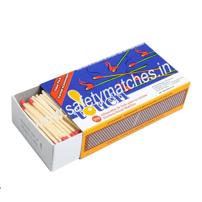Premium Quality Kitchen Safety Matches 220 Stick For Bulk Packing