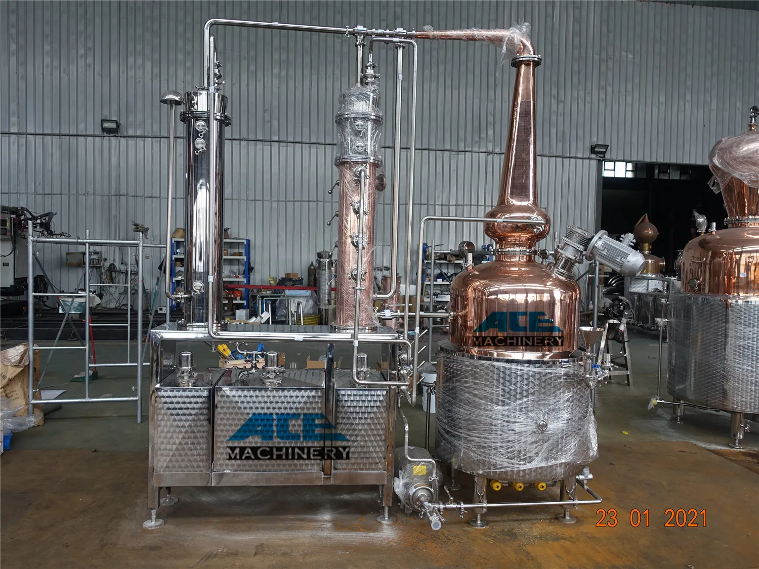 100l5000l Rose Water Distilling Line Alembic Copper Distillation Essential Oil Still Buy Rose