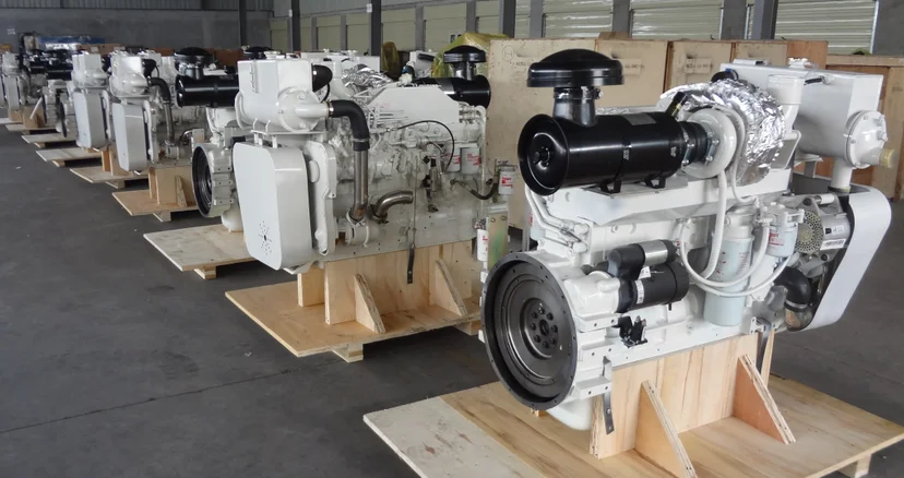 Ccs Certification Boat Marine Diesel Engine With Gearbox 6cta8.3 Engine ...