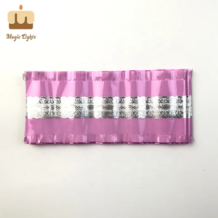 Wholesale Factory Price 3 Layer Gold Holly Red Christmas Cake Frill