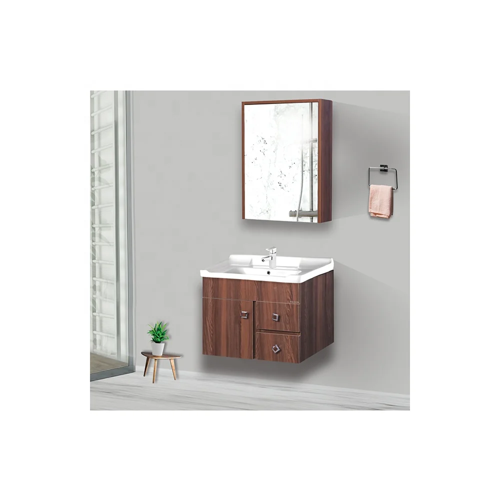 Timber Bathroom Cabinet With Mirror Modern Brown Color With Basin Cabinet Bathroom Vanity Buy Timber Bathroom Cabinet With Mirror Modern
