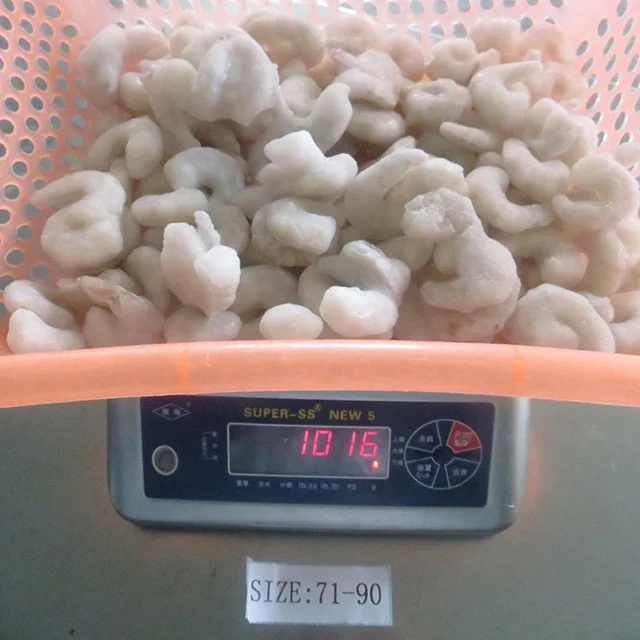 Замороженные креветки vannamei из