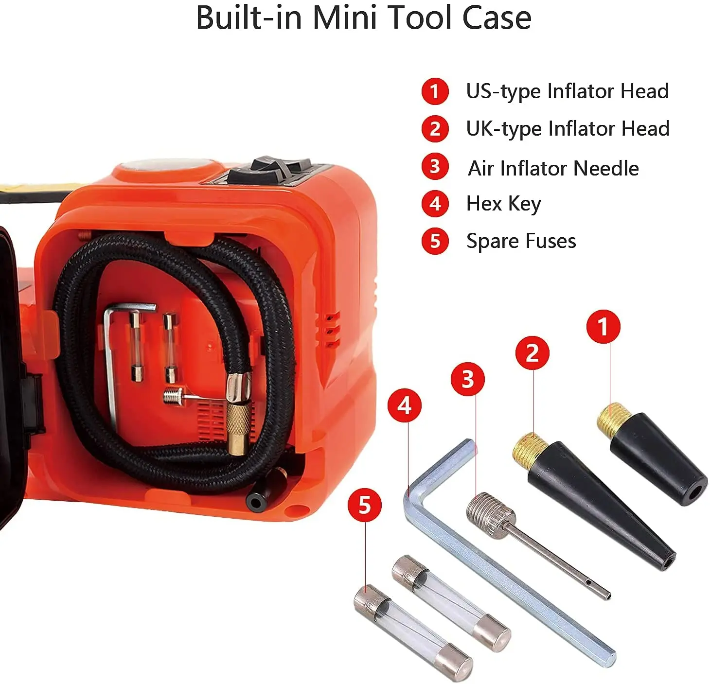 Electric Car Jack 5 Ton 12v Car Jack Hydraulic (lifting Range 15.544