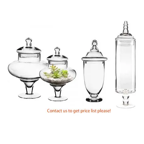 Buy Wholesale China European Large Wedding Glass Candy Jars With Lids & Glass  Candy Jars at USD 3