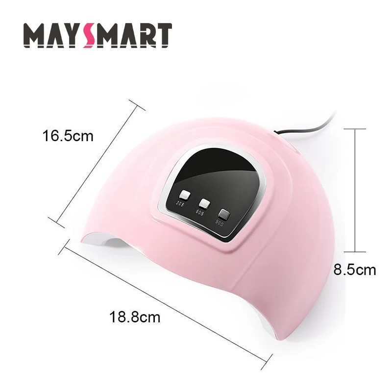 Portable Led Nail Lamp UV Polish Nail Lamp Dryer Rechargeable for All Gel Nails