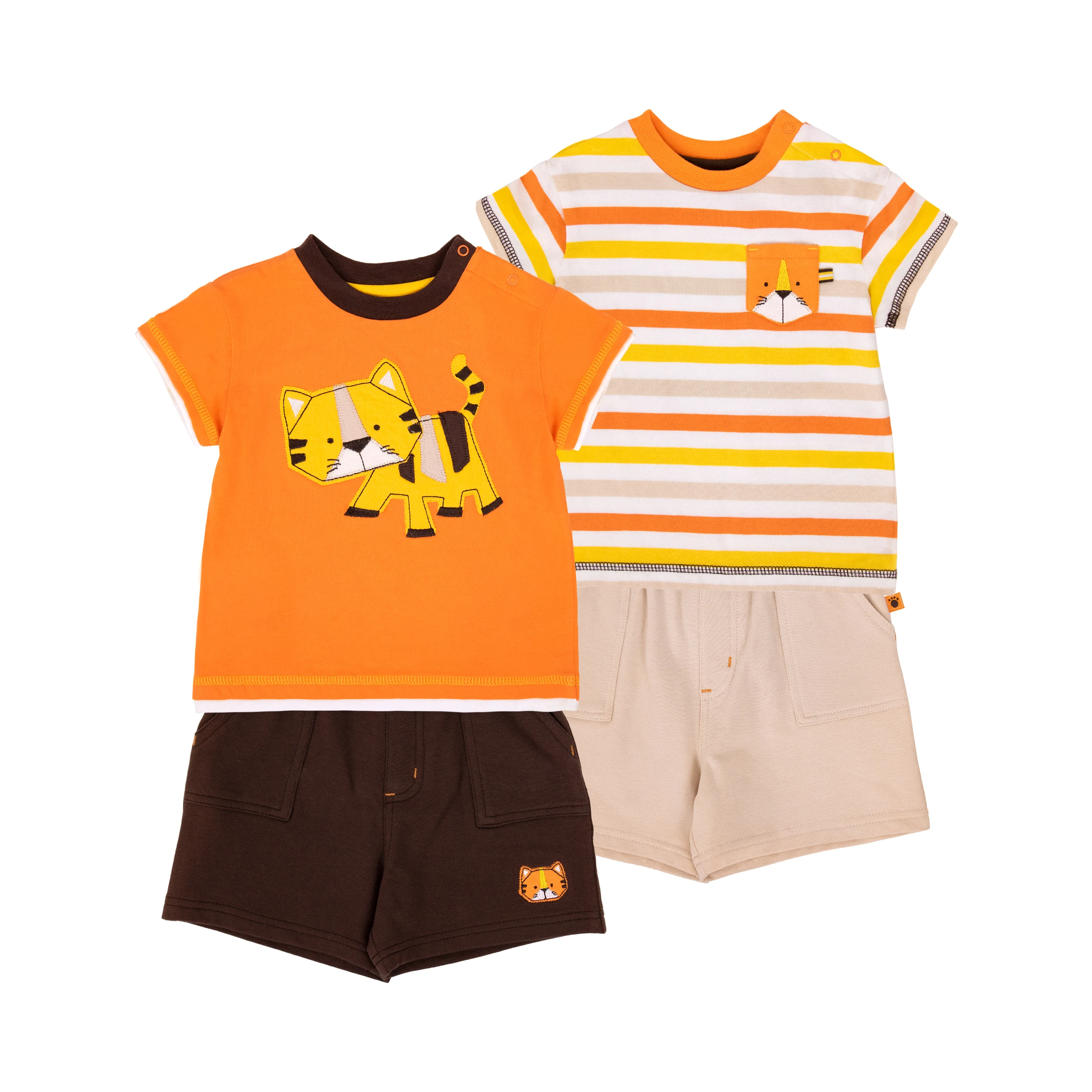 2020 Designer Baby Boy Clothes Set Toddler Summer Animal Tiger Pants Cartoon  Orange Brown Beige Tshirt Cotton Print Navy Oem - Buy Kids Clothing Sock  Sublimation Green Newborn Shorts Toddler,Children Clothes Unisex