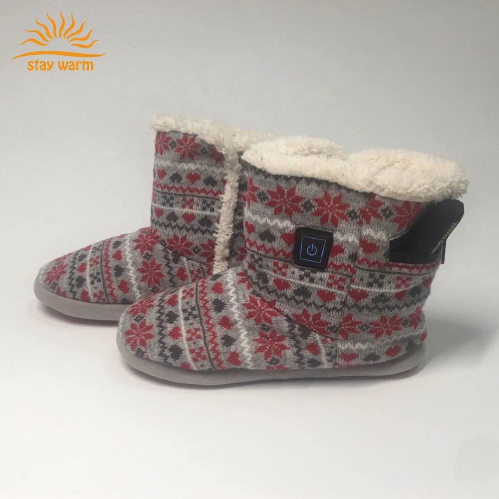 
 Ботинки с подогревом и перезаряжаемой батареей  