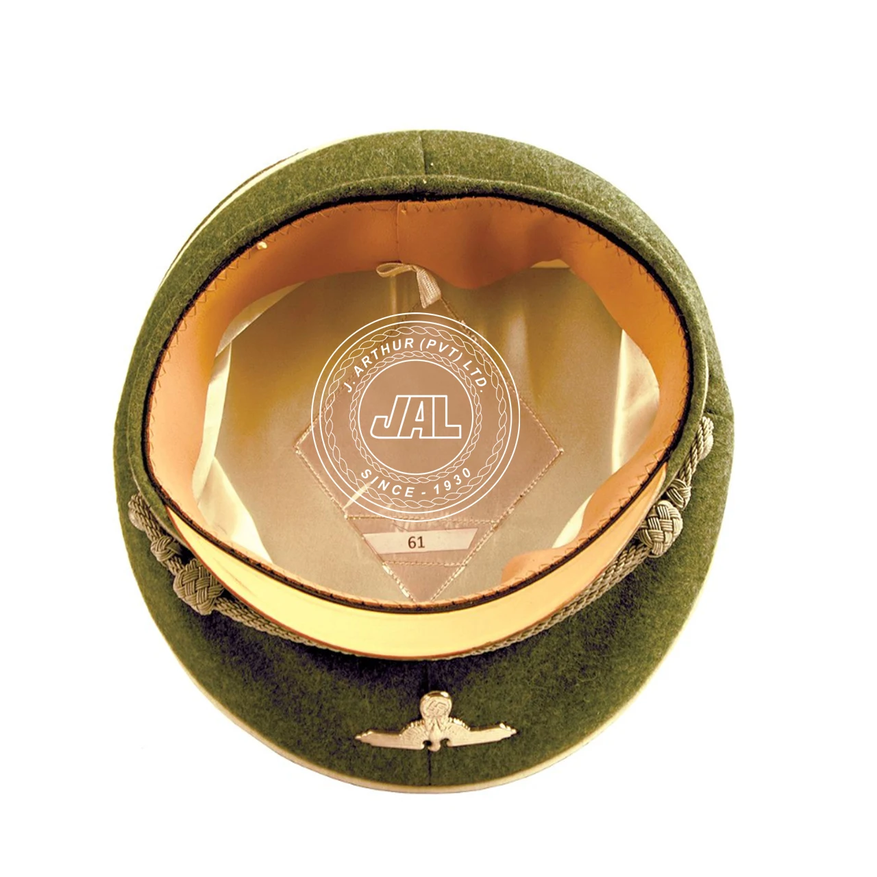 Generals Visor Hat Customized Officer Peak Hat Economy / White Piped