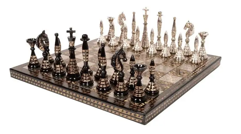 wooden chess board modern design high