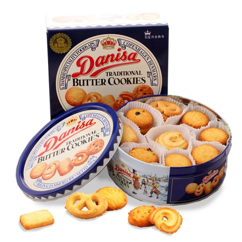 Печенье Bisca Butter cookies ваниль 454